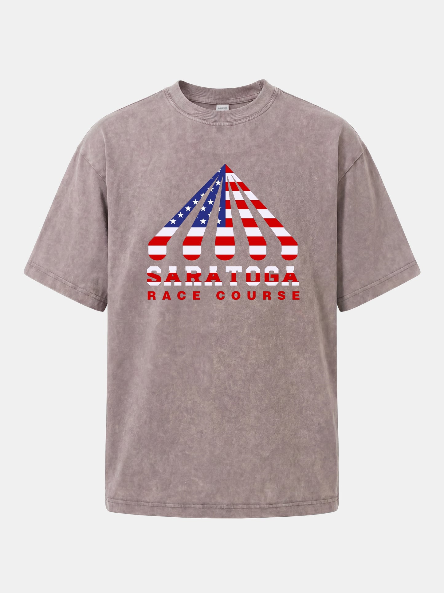 Saratoga Star Spangled Tent Top Washed T-shirt