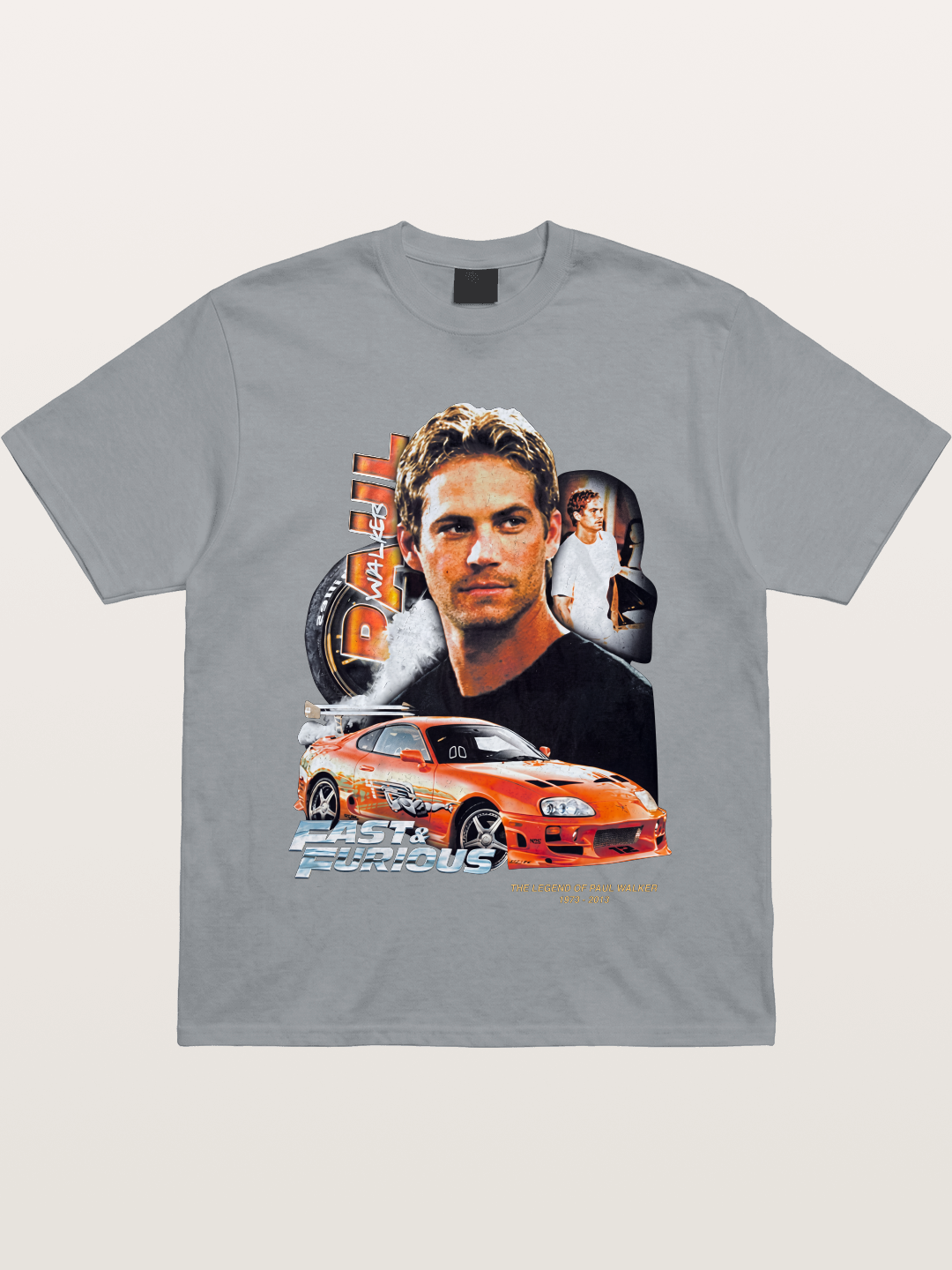Orange Supra Fast & Furious Gildan T-shirt