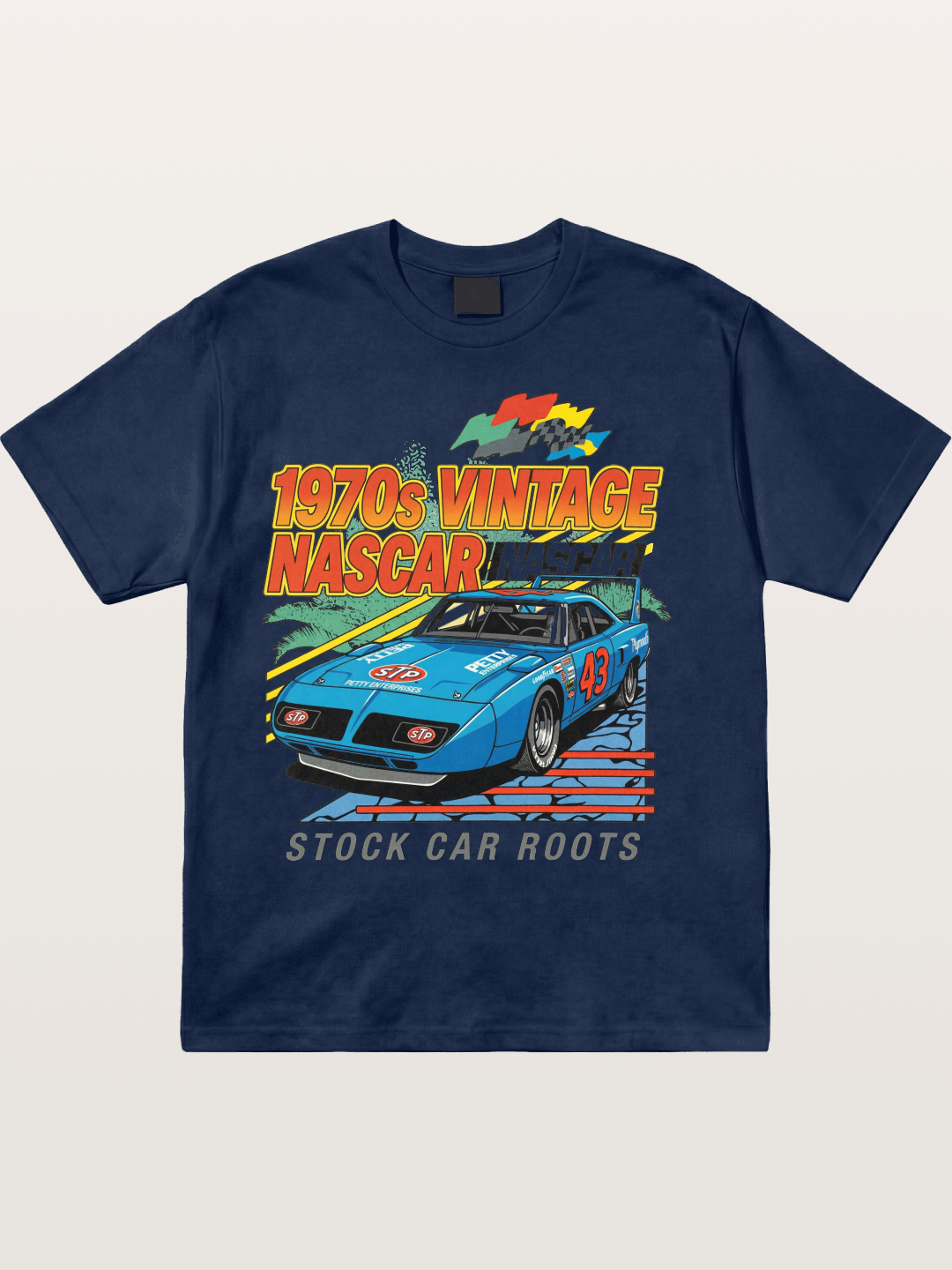 Stock Car Racer Cotton T-shirt