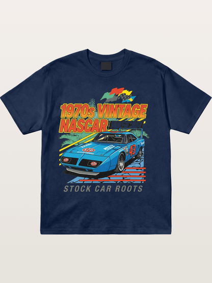 Stock Car Racer Cotton T-shirt