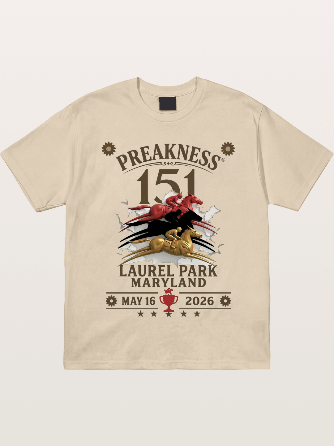 Preakness 151 Laurel Park Print Gildan T-shirt