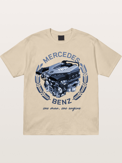 Benz V8 Engine Technical View Gildan T-shirt