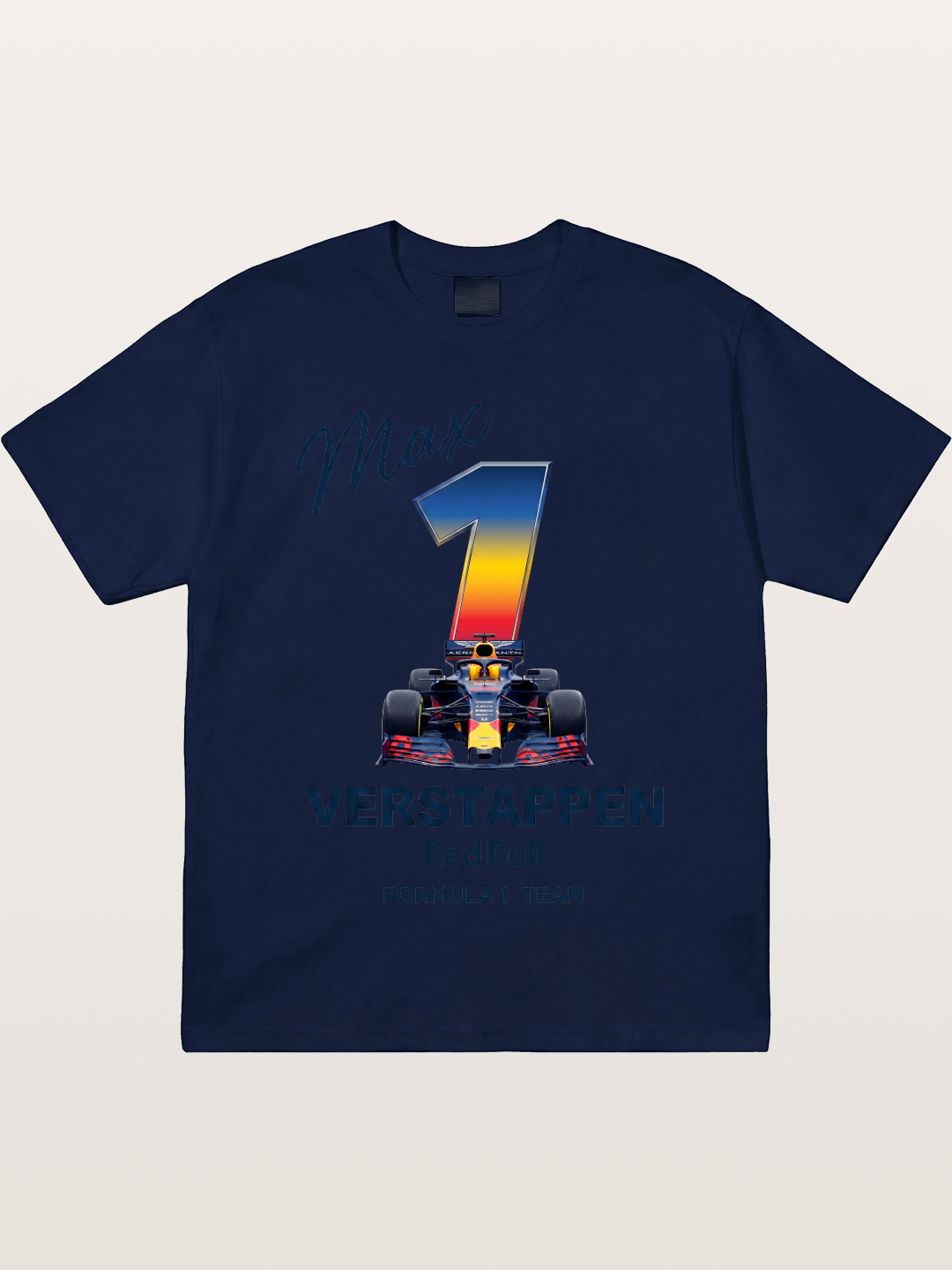 Max Verstappen Red Bull 1 Print Gildan T-shirt