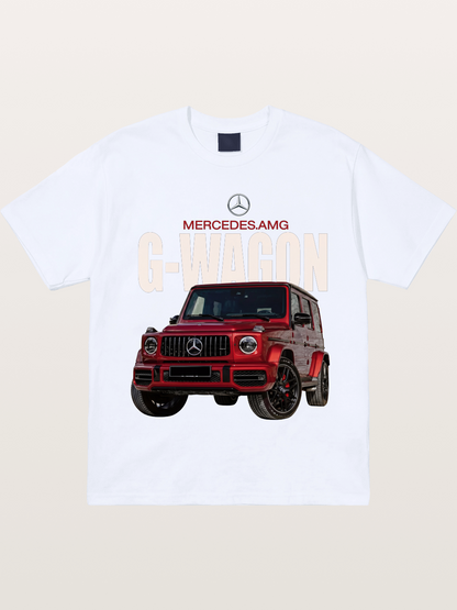 Red Mercedes G-Wagon Off-Road Gildan T-shirt