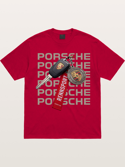 Porsche Key Rennsport Accessory Gildan T-shirt