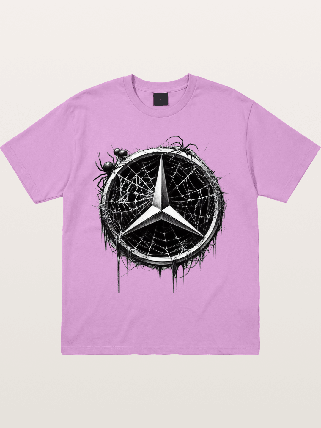 Mercedes Spider Web Logo Art Gildan T-shirt