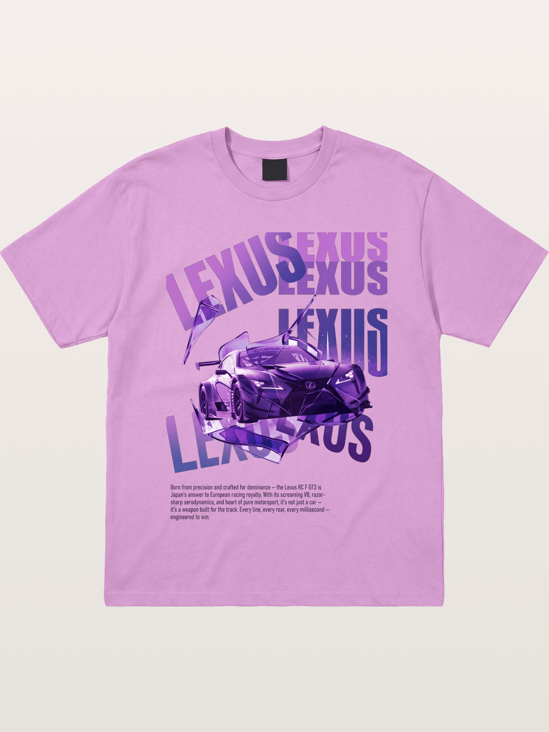 Purple RC F GT3 Shatter Art Gildan T-shirt