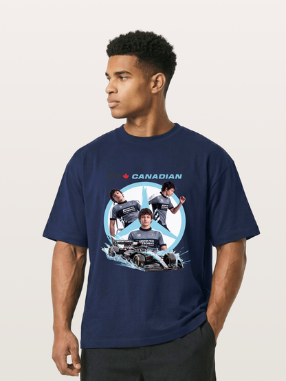 Canadian F1 Mercedes Racing Poster Gildan T-shirt
