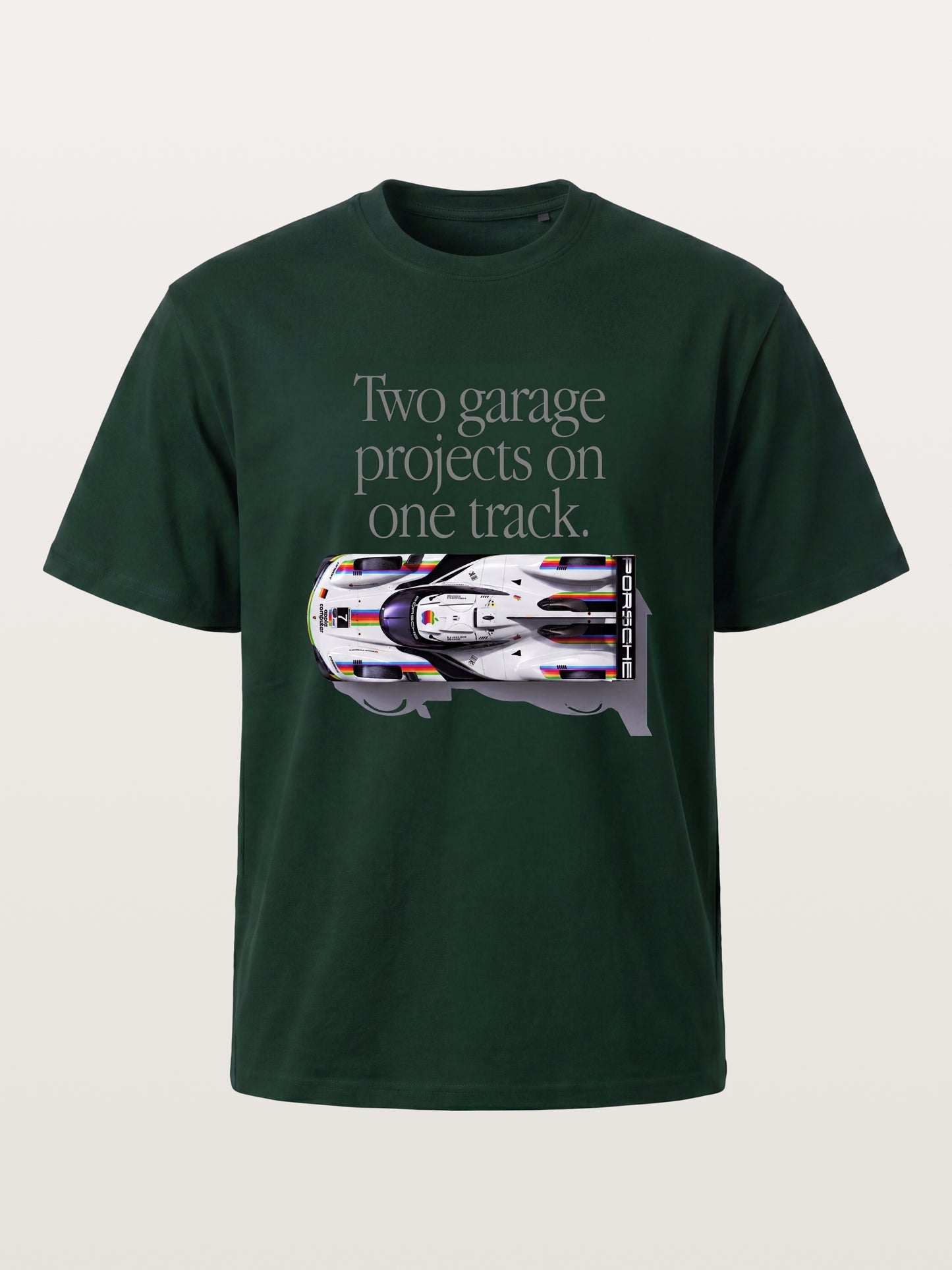 Le Mans Racer Two Garage Quote Gildan T-shirt