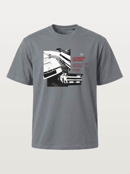 Vintage BMW M3 Black White Card Cotton T-shirt