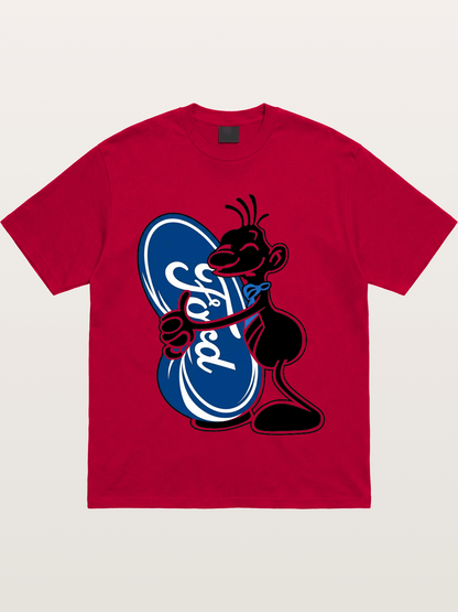 Cartoon Hugging Ford Logo Gildan T-shirt