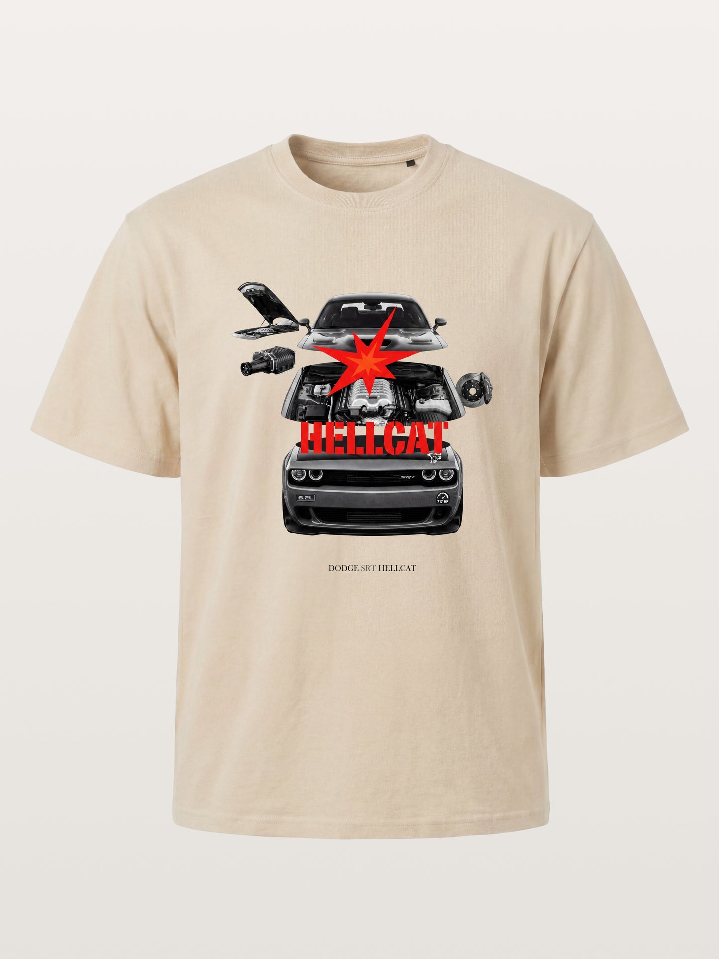 Engine Explode Hellcat Artwork Gildan T-shirt