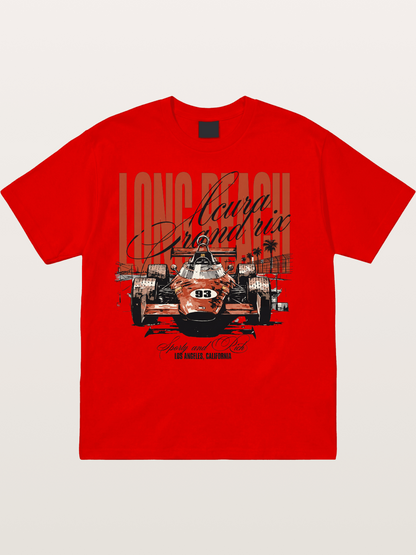 Long Beach Grand Prix Art Cotton T-shirt