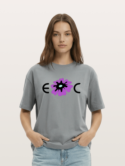 Purple EDC Daisy Silhouette Gildan T-shirt