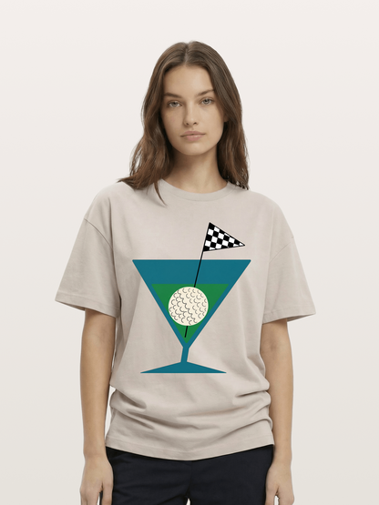 Golf Martini Cotton T-shirt