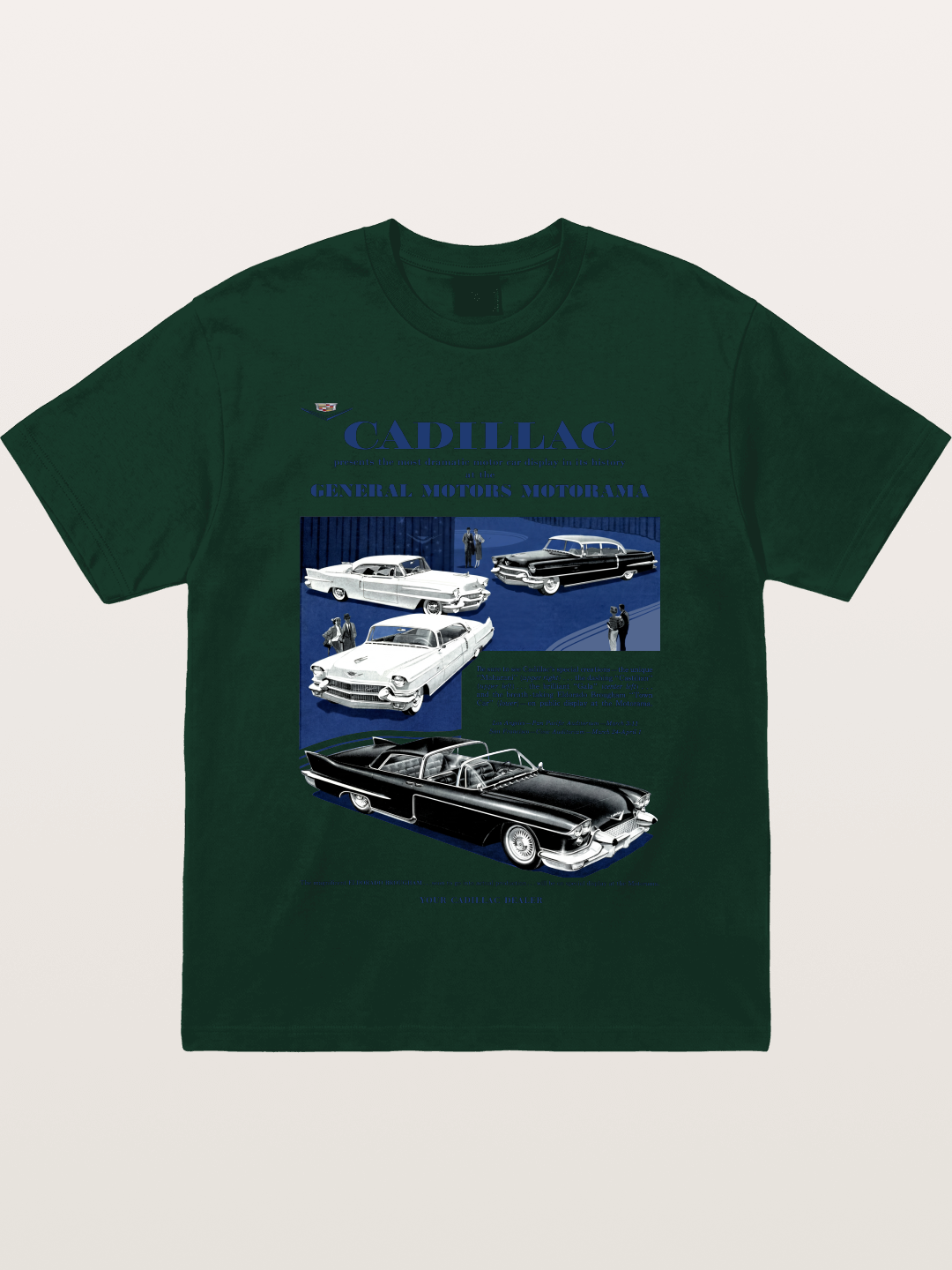 Cadillac Classic Car History Art Gildan T-shirt