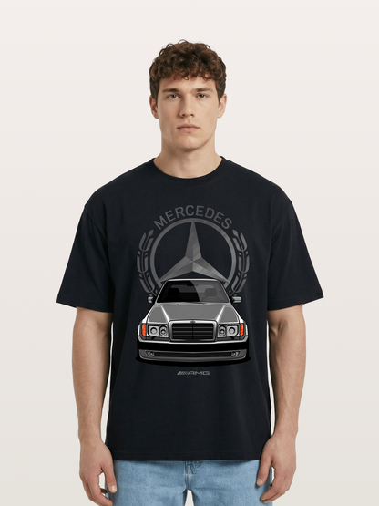 Vintage Benz Front End Cotton T-shirt