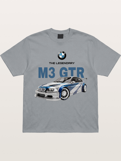 BMW M3 GTR Legend Print Gildan T-shirt