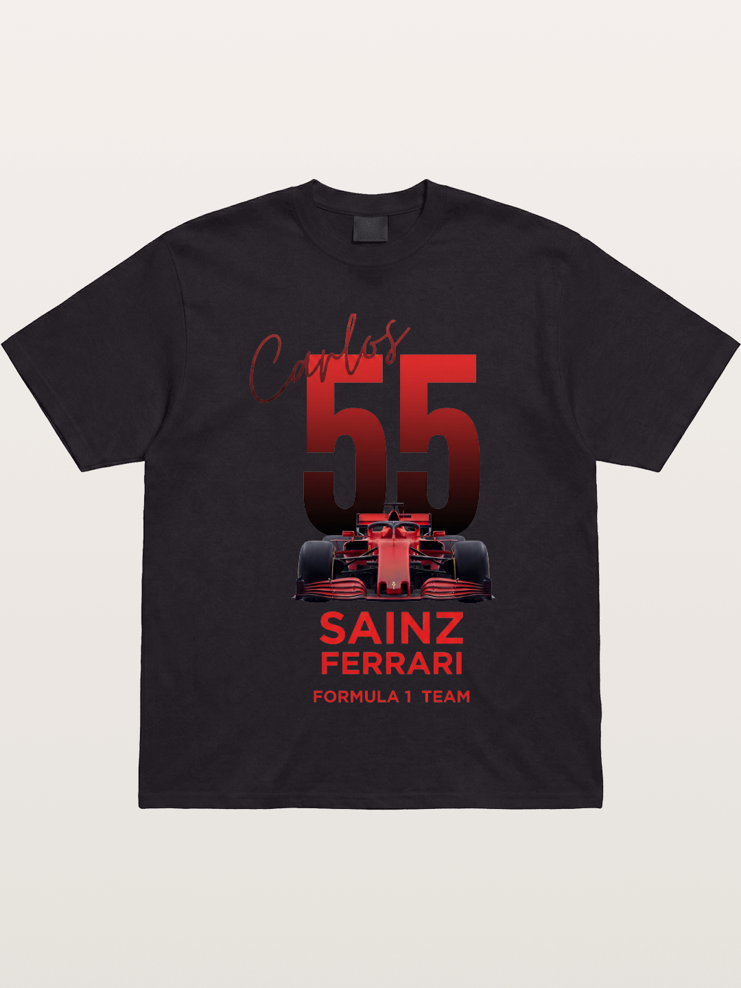Carlos Sainz Ferrari 55 Art Gildan T-shirt