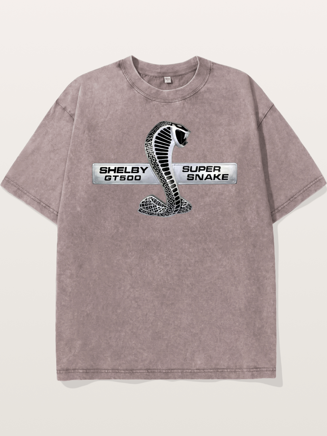Shelby GT500 Super Snake Emblem Washed T-shirt