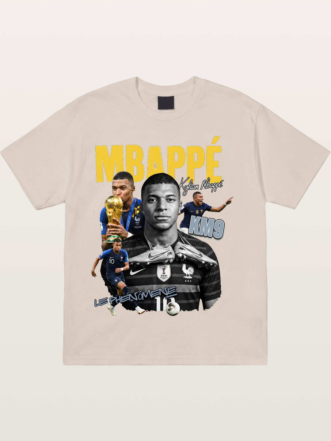Kylian Mbappe KM9 Graphic Cotton T-shirt