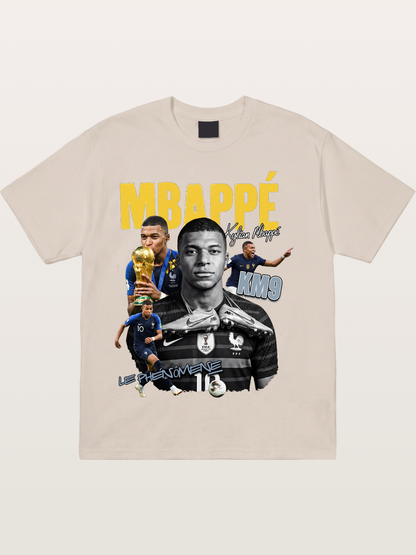 Kylian Mbappe KM9 Graphic Cotton T-shirt