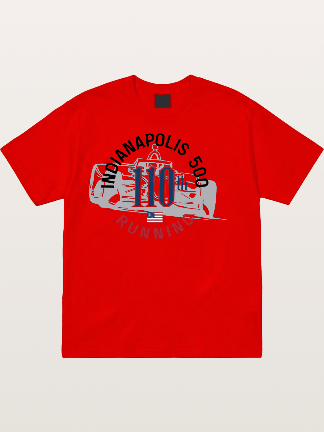 Indy 500 110th Anniversary Emblem Cotton T-shirt