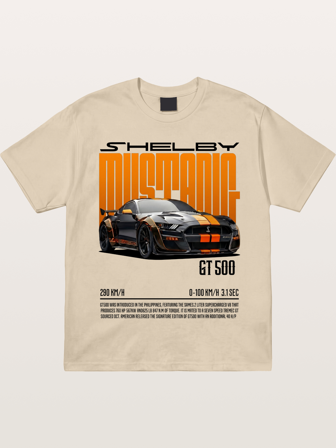 Shelby Mustang GT500 Art Gildan T-shirt