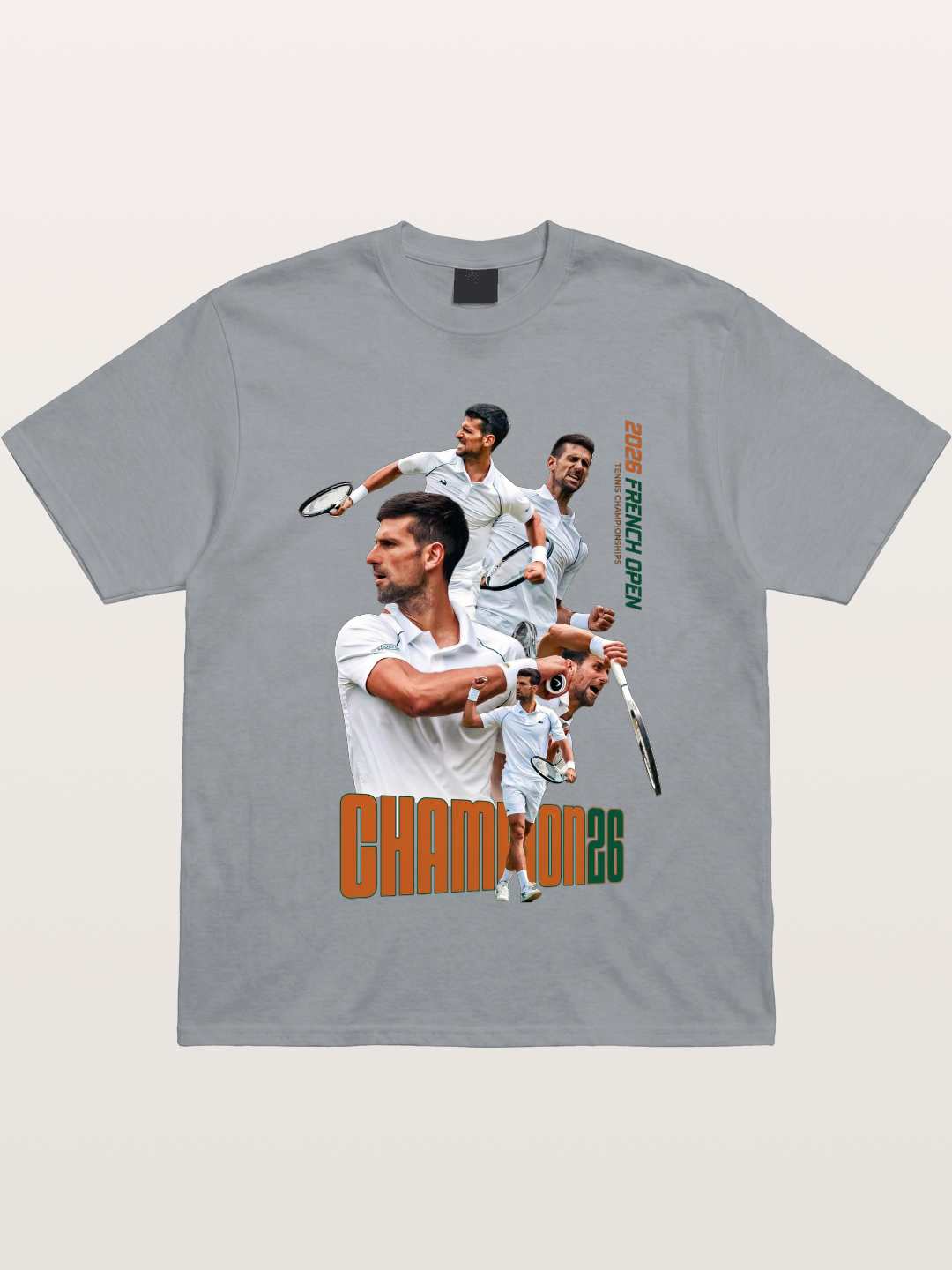 Djokovic French Open Champion Art Gildan T-shirt