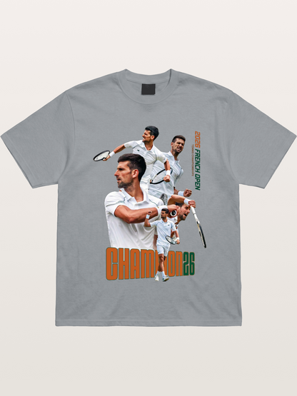Djokovic French Open Champion Art Gildan T-shirt