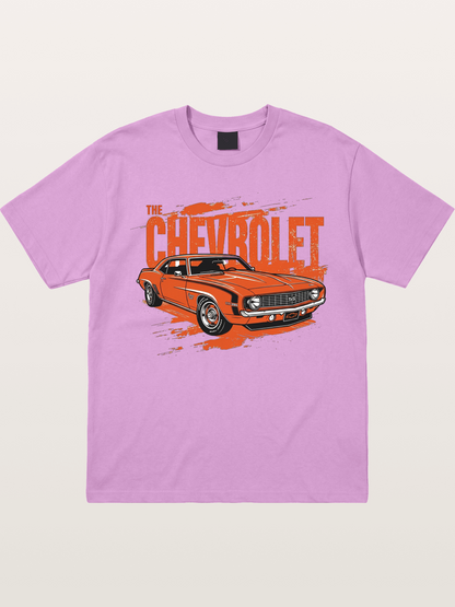 Orange Classic American Car Gildan T-shirt