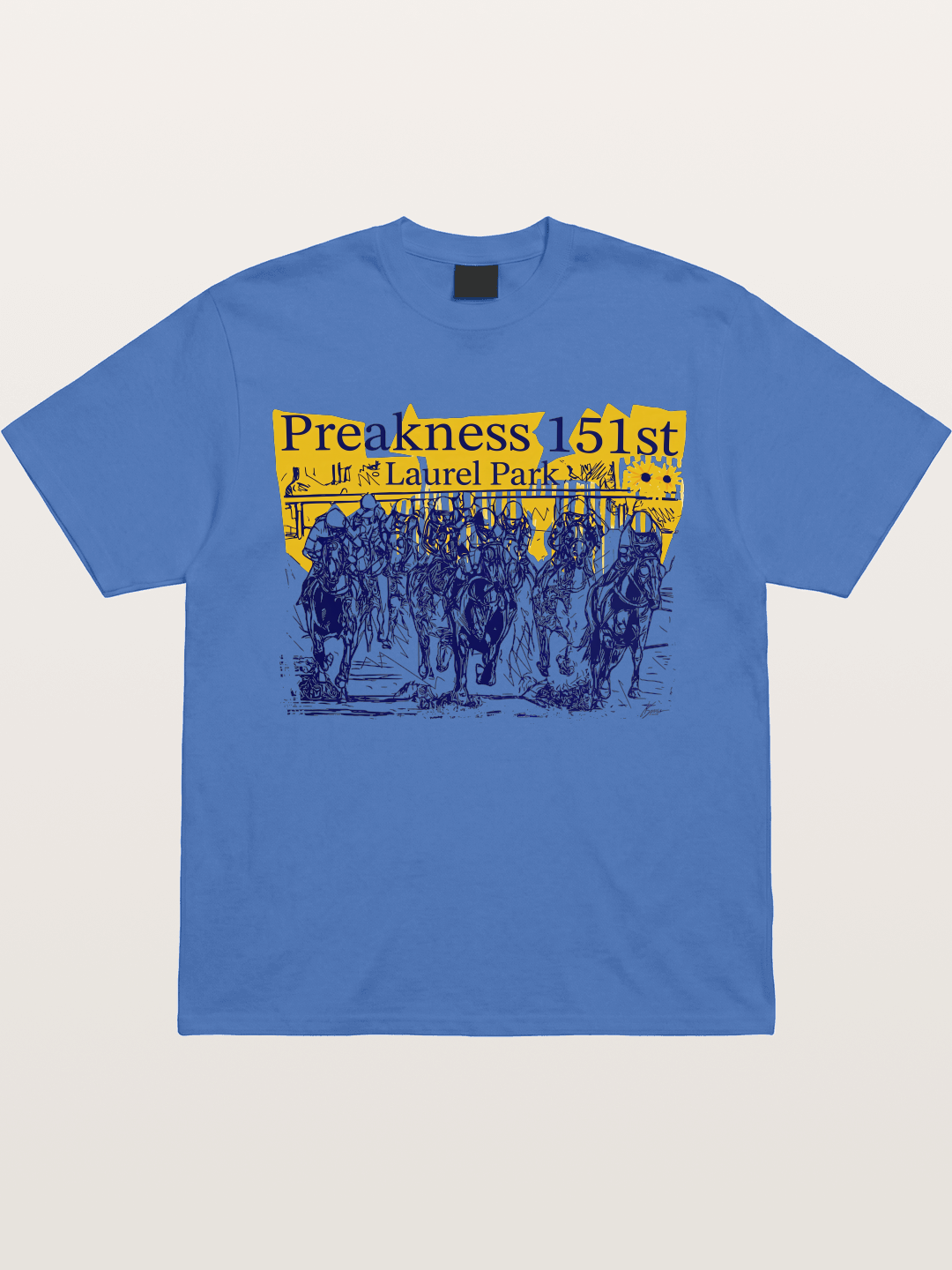 Preakness 151 Sketch Racing Art Gildan T-shirt