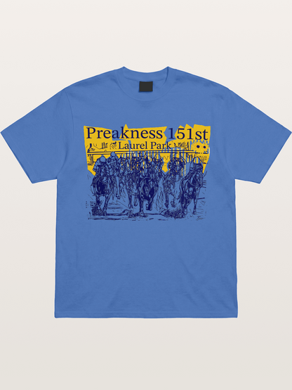 Preakness 151 Sketch Racing Art Gildan T-shirt