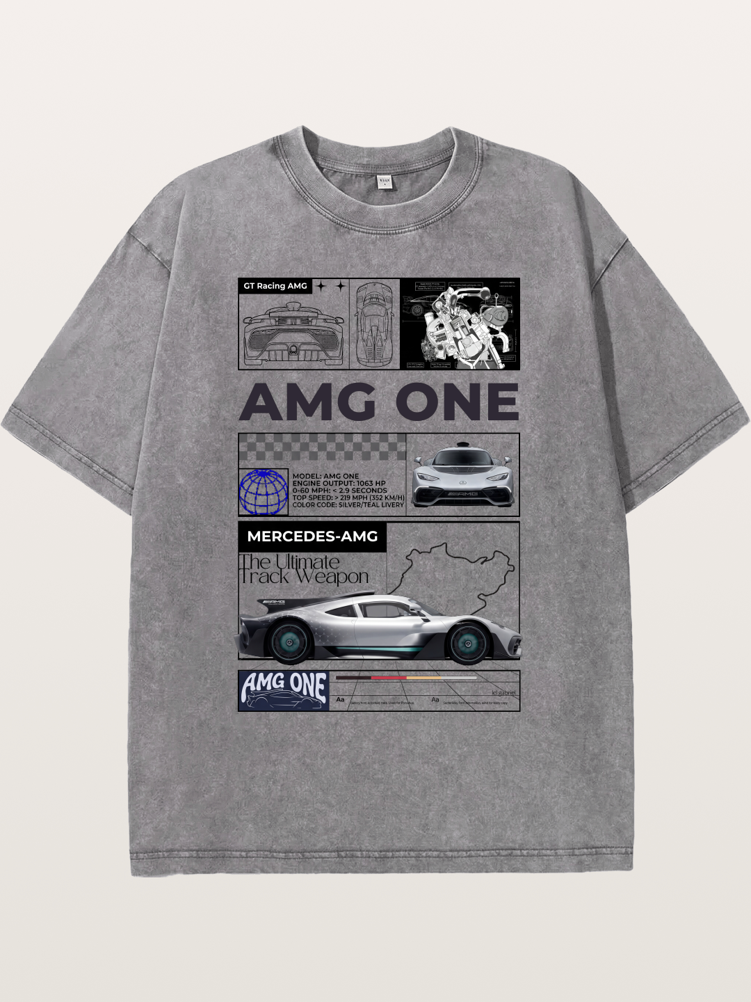 AMG ONE Legacy Washed T-shirt