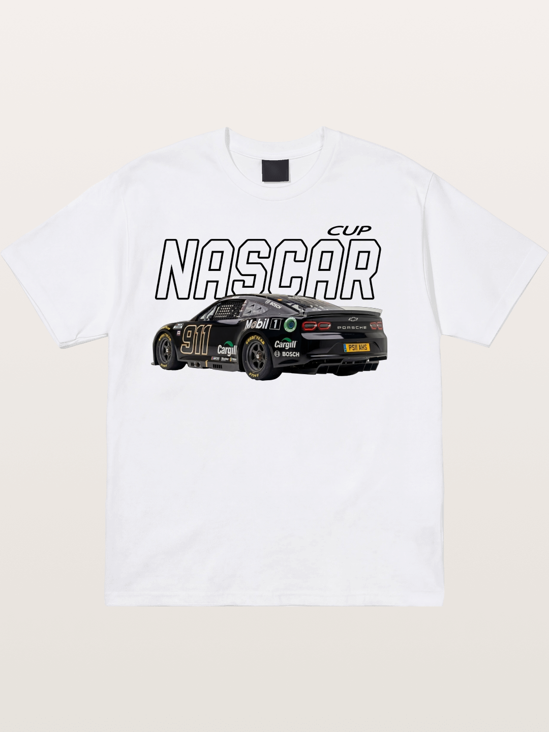 Black Cup Cotton T-shirt