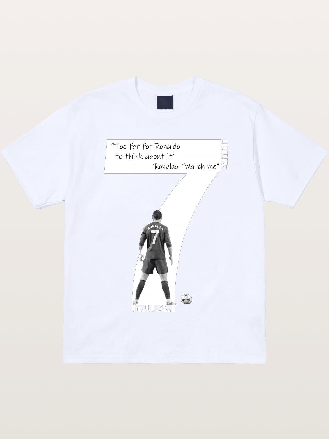 Ronaldo #7 Watch Me Quote Gildan T-shirt