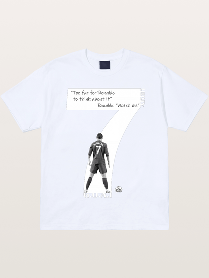 Ronaldo #7 Watch Me Quote Gildan T-shirt