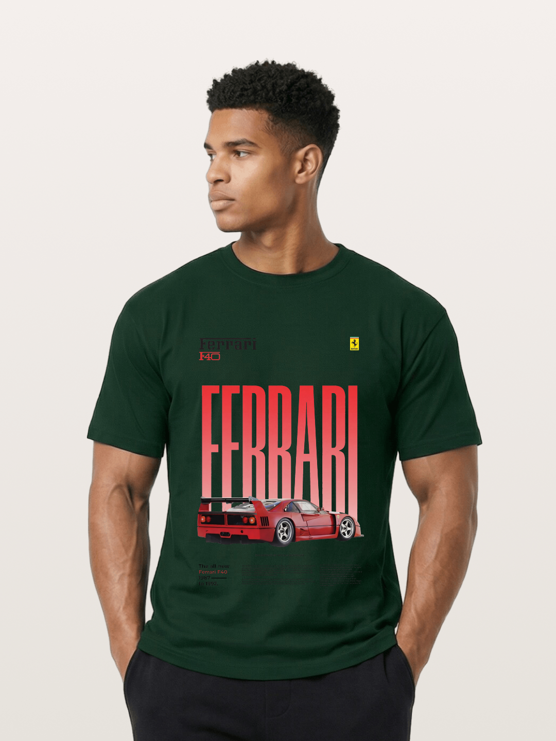 Gradient Red Gildan T-shirt