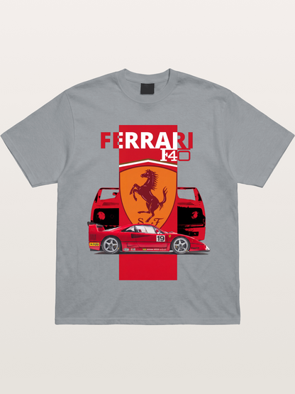 Ferrari F40 Race Car Double View Gildan T-shirt