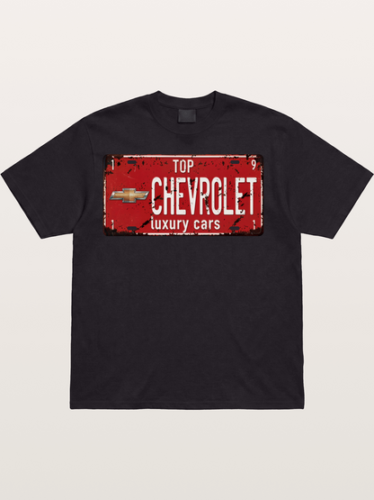 Chevrolet License Plate Cotton T-shirt