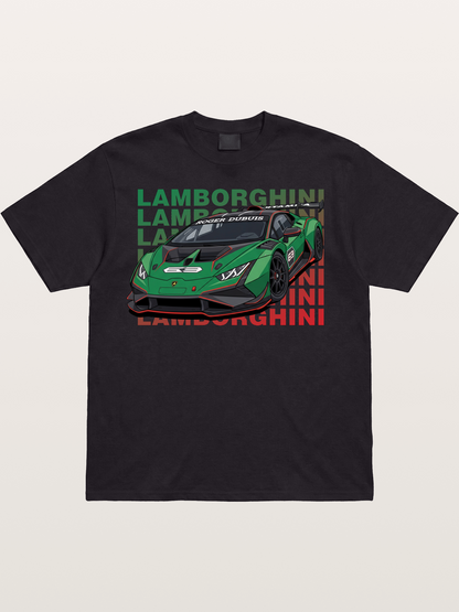 Lamborghini Huracan Green 63 Edition Cotton T-shirt