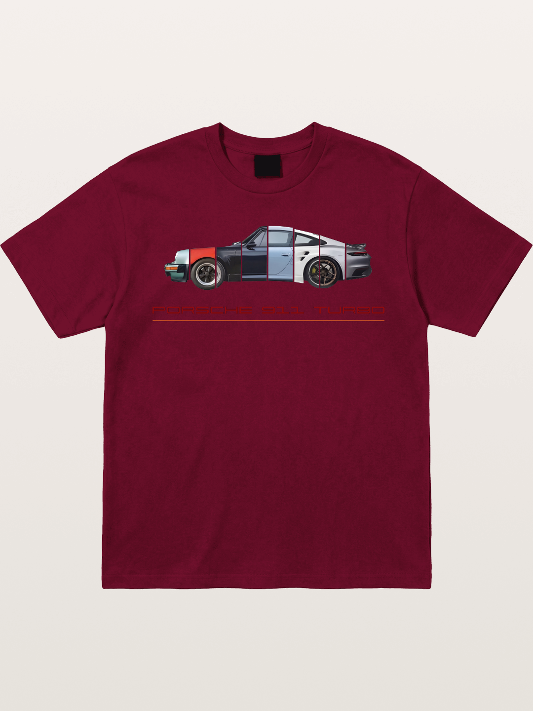Porsche 911 Turbo Split Sections Gildan T-shirt