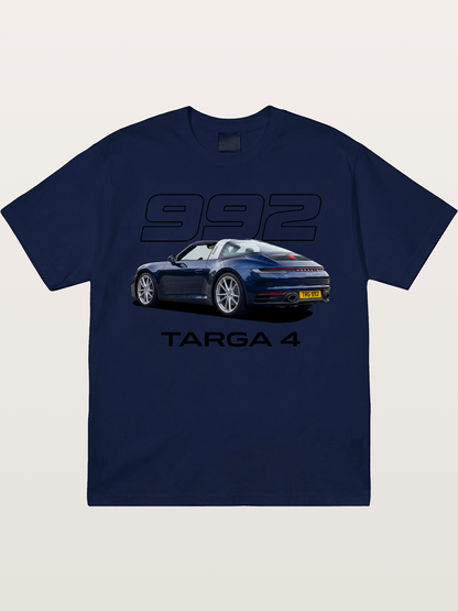 Porsche 992 Targa 4 Poster Gildan T-shirt
