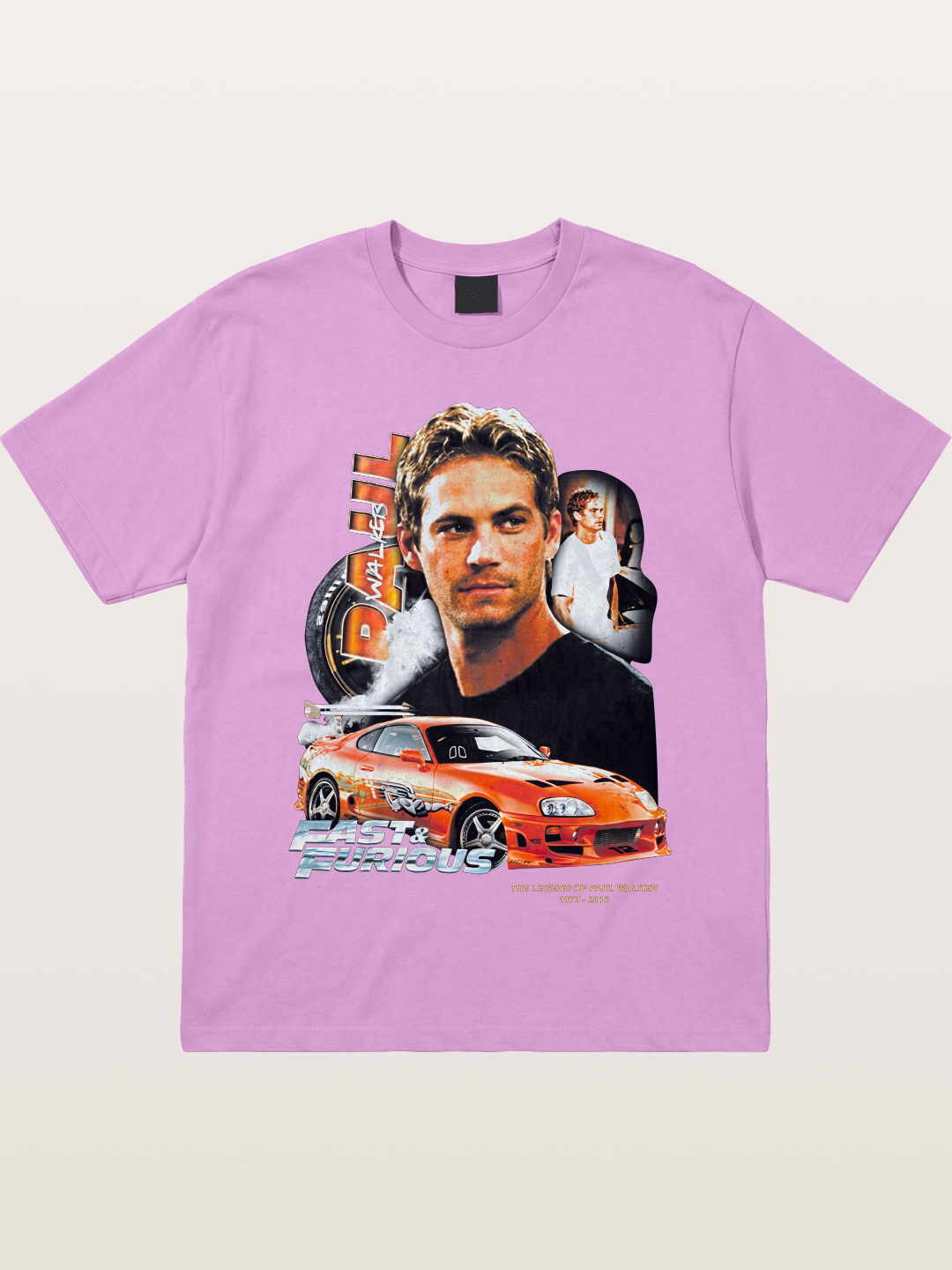 Orange Supra Fast & Furious Gildan T-shirt
