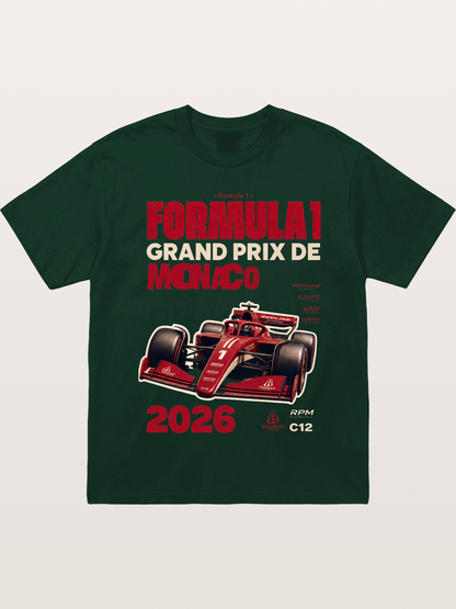 Red Monaco F1 2026 Poster Gildan T-shirt