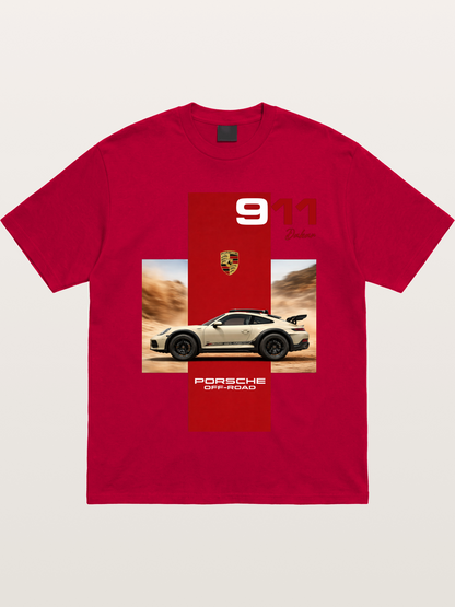 Porsche 911 Offroad Safari Style Gildan T-shirt