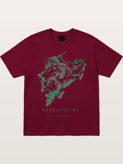 Green Hell Nu?rburgring Track Gildan T-shirt
