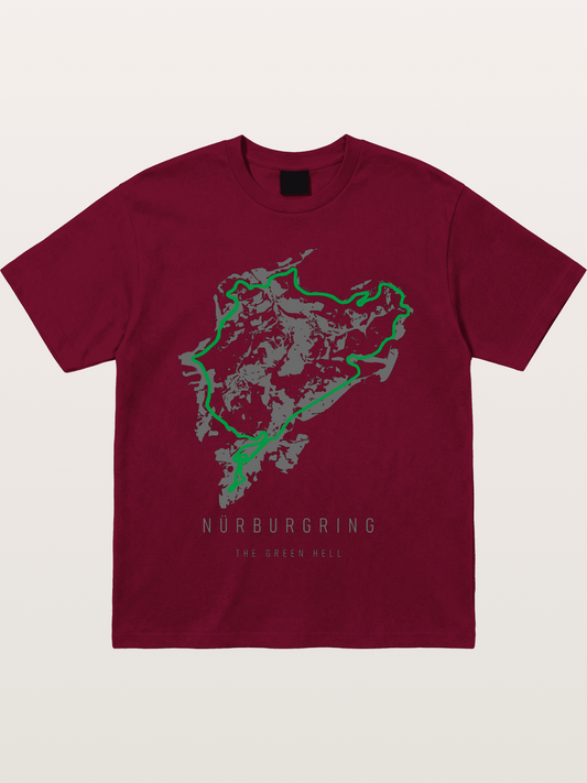 Green Hell Nu?rburgring Track Gildan T-shirt