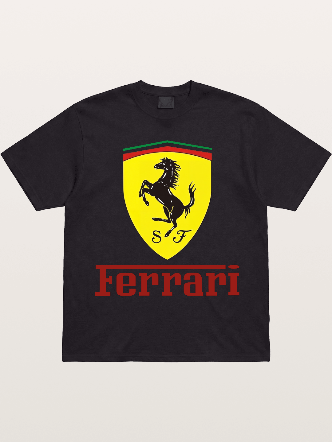 Ferrari Prancing Horse Shield Gildan T-shirt