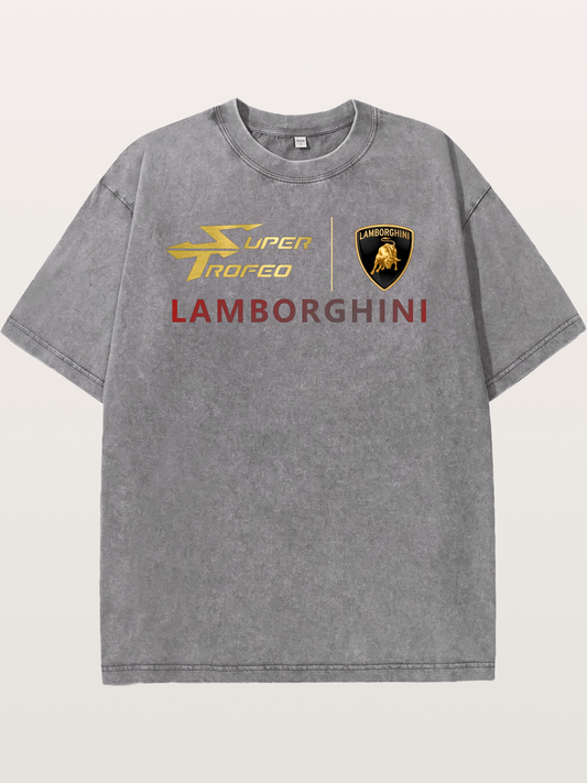 Lamborghini Super Trofeo Logo Washed T-shirt